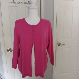 NWTs TALBOTS SWEATER TROPICAL PUNCH PXL